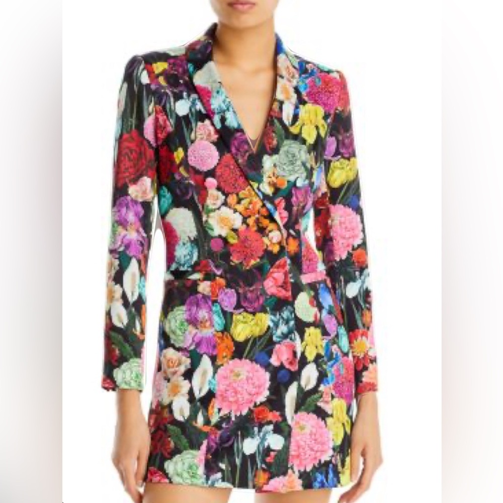 Alice & Olivia- Floral Blazer Dress -Size 0 -Too Beautiful To Sell!!!